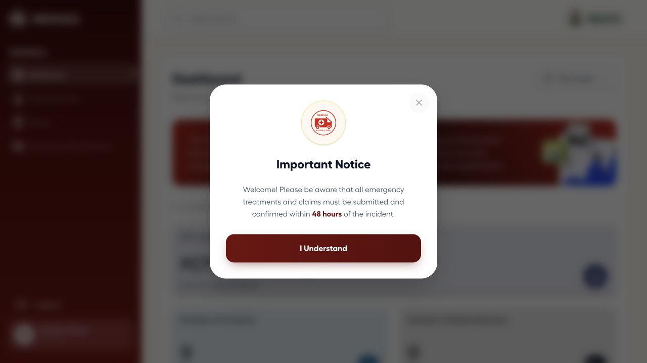 ETC dashboard Important Notice stating the 48-hour submission and confirmation requirement
